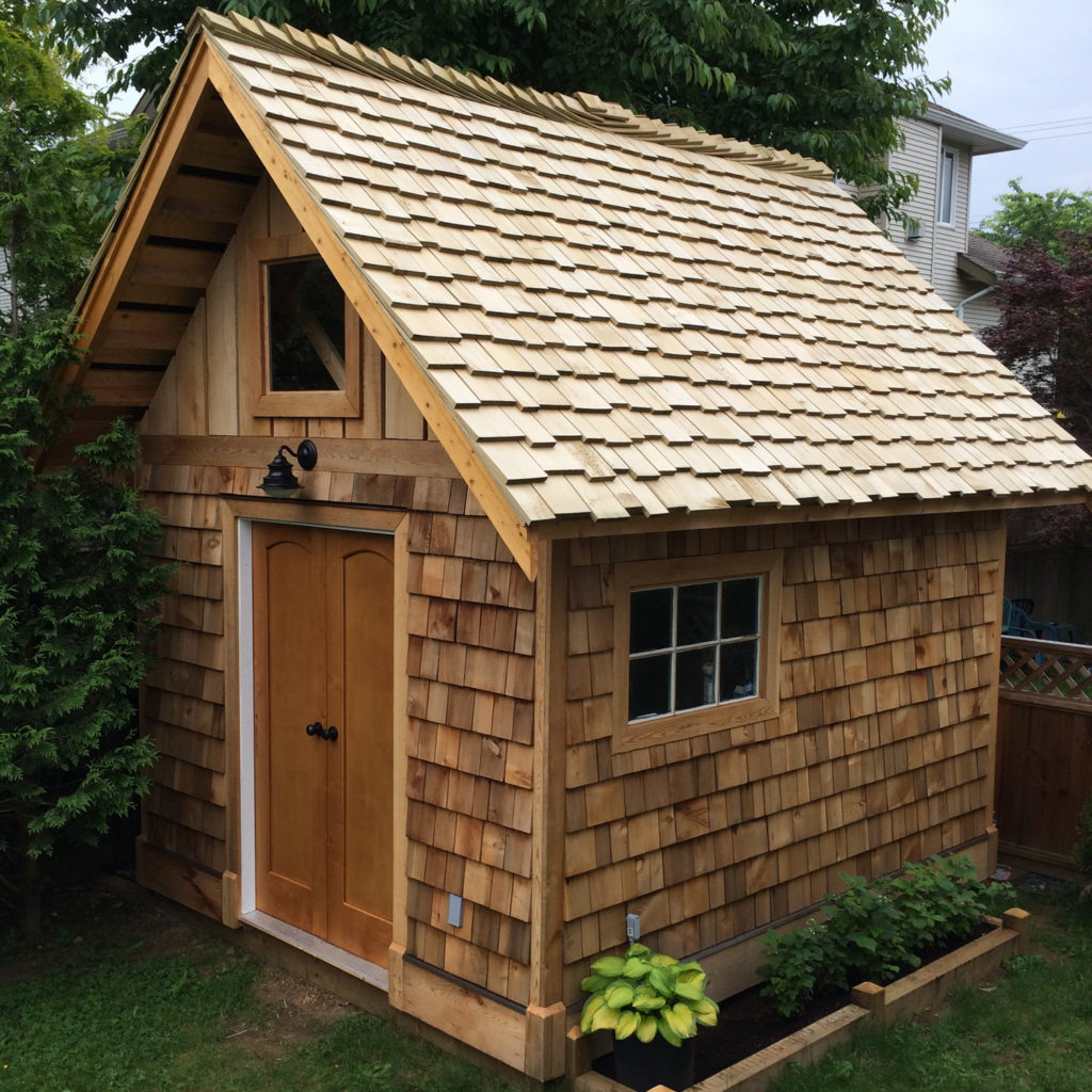 Cedar Outdoor Storage, Shingles & Sidewalls