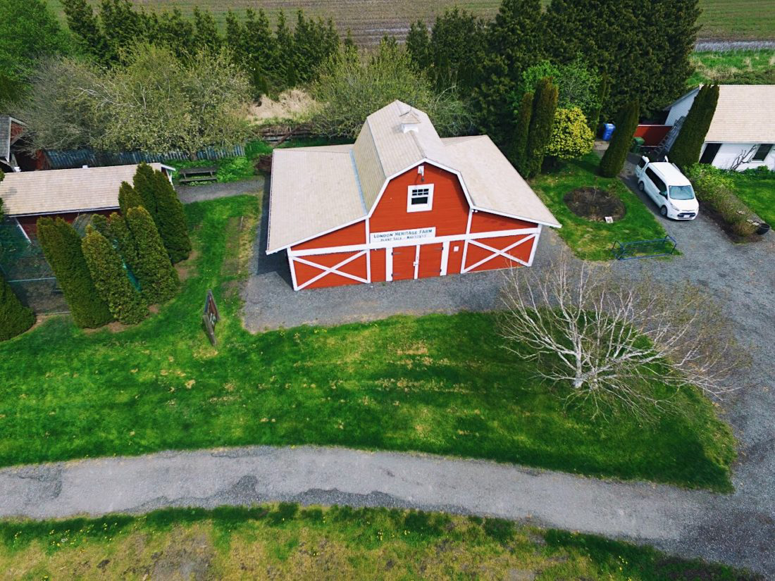 Heritage Farm, Alaskan Yellow Cedar Perfections Roof