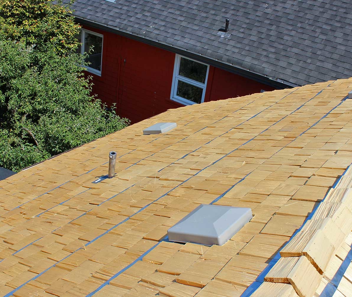 Handsplit Ridge Cap S&W Forest Products Cedar Roof Shakes